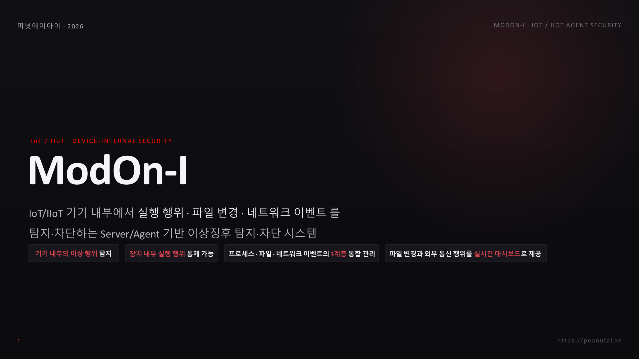 ModOn-I 소개자료 표지